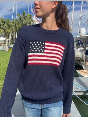 John Galt American Flag Sweater
